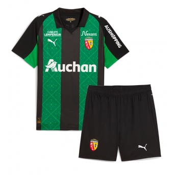 Billige Fotballdrakt RC Lens Replika Bortedraktsett Barn 2025-26 Kortermet (med bukser)